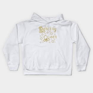 Dancing queen-Gold Kids Hoodie